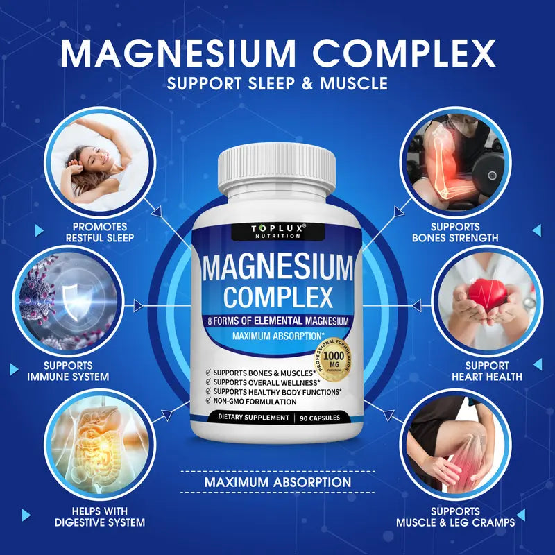 Toplux Magnesium Complex 1000mg - Image 2